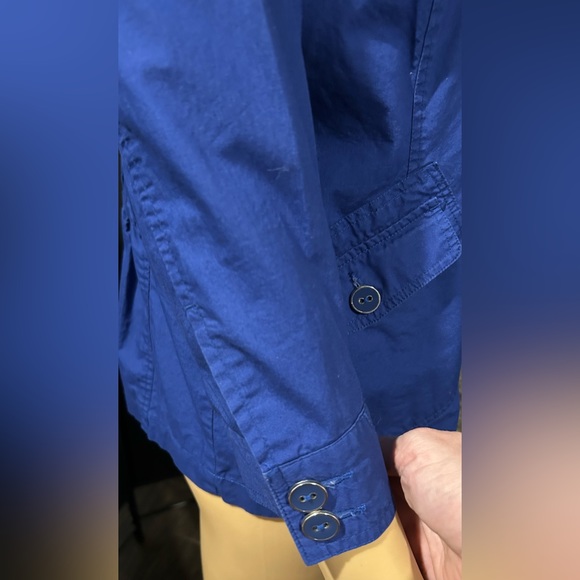 Laura Ashley Colbolt blue jacket. Sz small - Picture 9 of 14